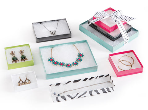 Clear Acetate Lid Jewelry Boxes