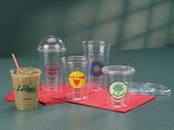 Clear Plastic Cups with Lids