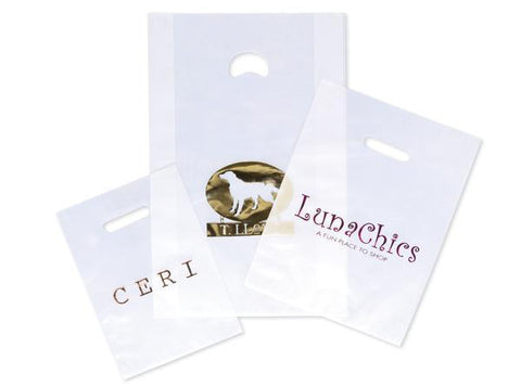 Frosted Merchandise Bags