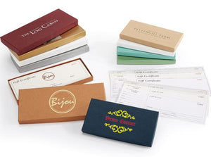 Gift Certificate Boxes