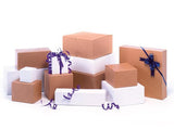 Heavy Weight White Gloss & Natural Kraft Gift Boxes