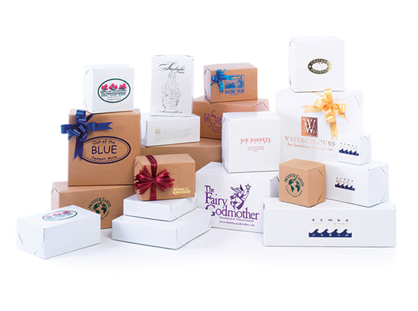 Heavy Weight White Gloss & Natural Kraft Gift Boxes – Packaging Specialties