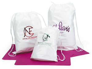 Plastic Shoulder Tote and Backpack Bags with Cotton Drawstring